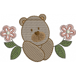 Urso com Flores