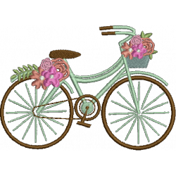 Bicicleta com Flores